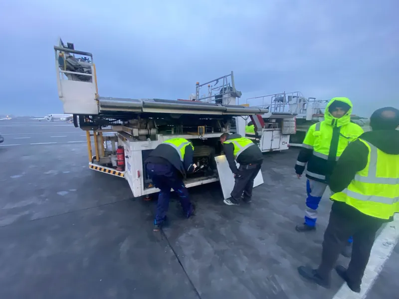 Inspection of TREPEL aircraft pallet loaders