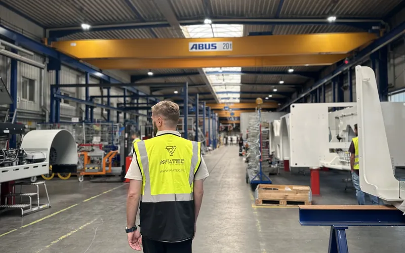 AVIATEC team at the TREPEL plant in Germany